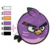 New Angry Birds Embroidery Design